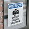 Signmission Do Not Block Mailbox Sign With Symbol, 3.5 in W x Rectangle, Vinyl Decal OS-2PACK-NS-D-35-V-11082 - alternate 5